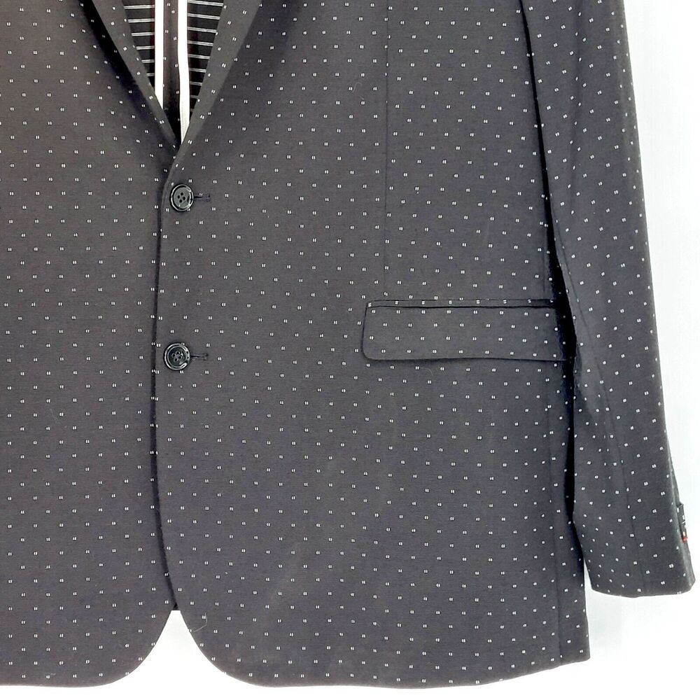 Express Performance Slim Jacket Sz XXL Black Sports Coat Stretch Blazer $198 - Picture 5 of 12